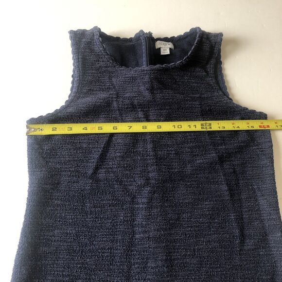J Crew Women's Textured tank top with scallop trim Size XS - Picture 4 of 12